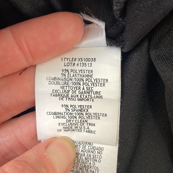 BA Nites Melanie Lyne Maxi Dress Off The Shoulder Gold Chain Neckline Black 4 - Picture 16 of 16